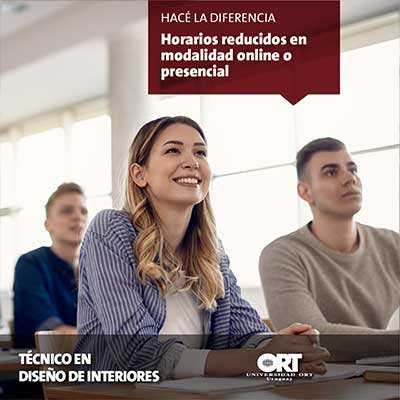 Horarios reducidos en modalidad online o presencial - Universidad ORT Uruguay