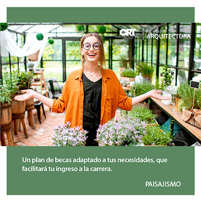 Un plan de becas adaptado a tus necesades, que facilitará tu ingreso a la carrera - Técnico en Paisajismo - Universidad ORT Uruguay