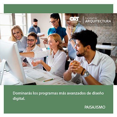 Dominarás los programas más avanzados de diseño digital - Técnico en Paisajismo - Universidad ORT Uruguay