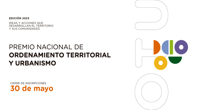 Convocatoria al Premio Nacional de Ordenamiento Territorial y Urbanismo 2023