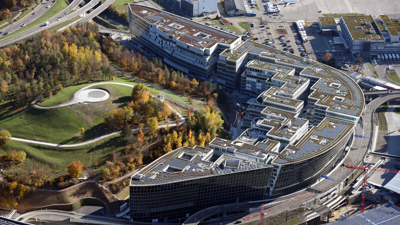 *THE CIRCLE, Aeropuerto de Zúrich / Fotografía: Cortesía de Flughafen Zürich AG / Vía: The Pritzker Architecture Prize.*