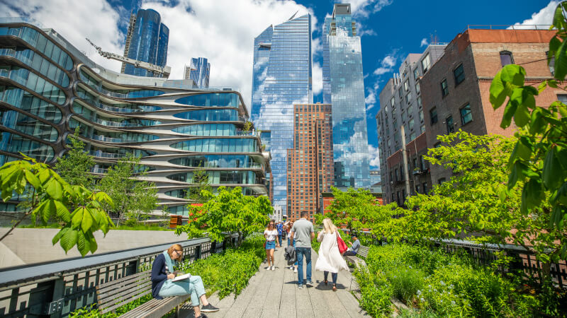 *High Line de Nueva York, Estados Unidos.*