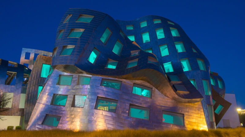 *Instituto Lou Ruvo Brain en Nevada, Estados Unidos, por Frank Gehry.*