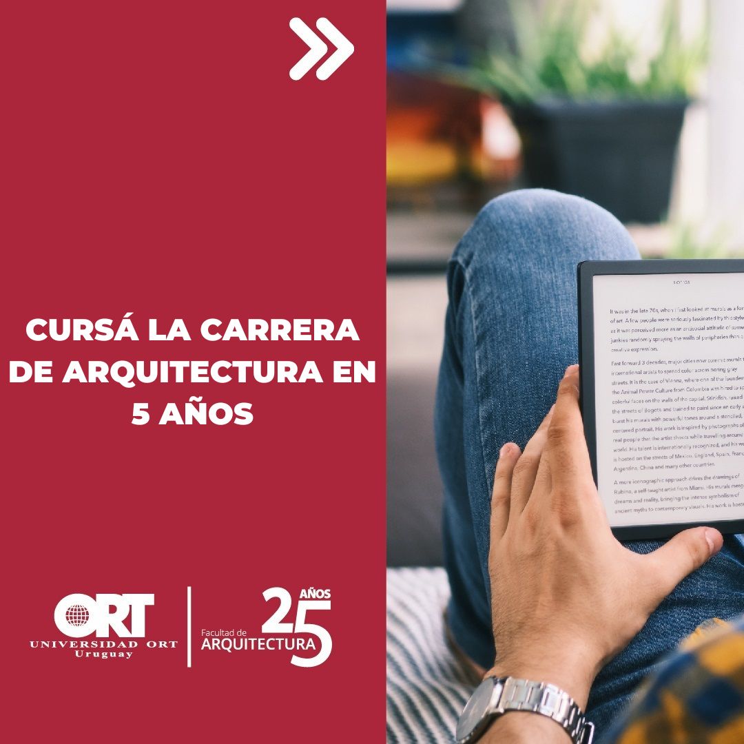 Cursá la carrera de Arquitectura en 5 años