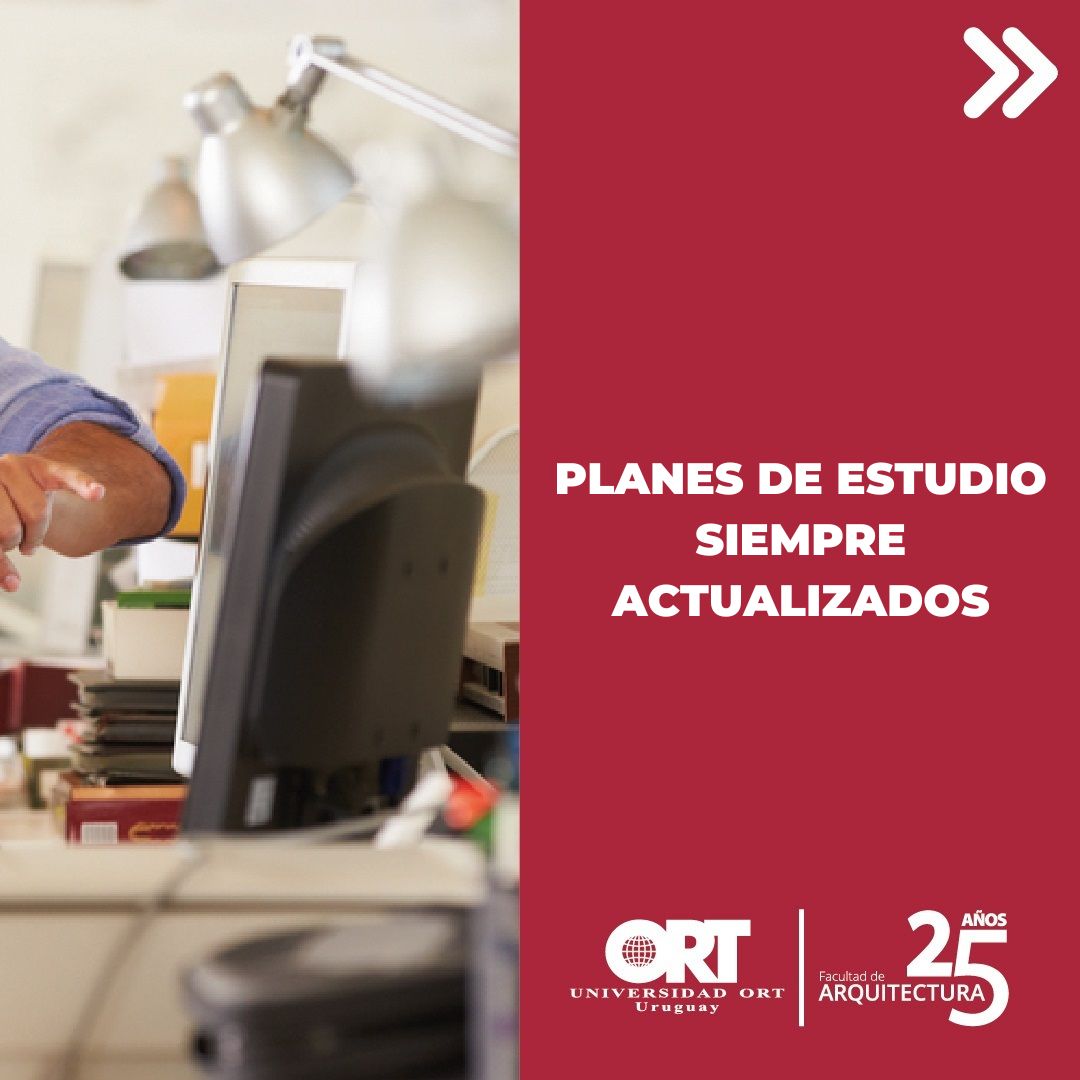 Planes de estudio siempre actualizados