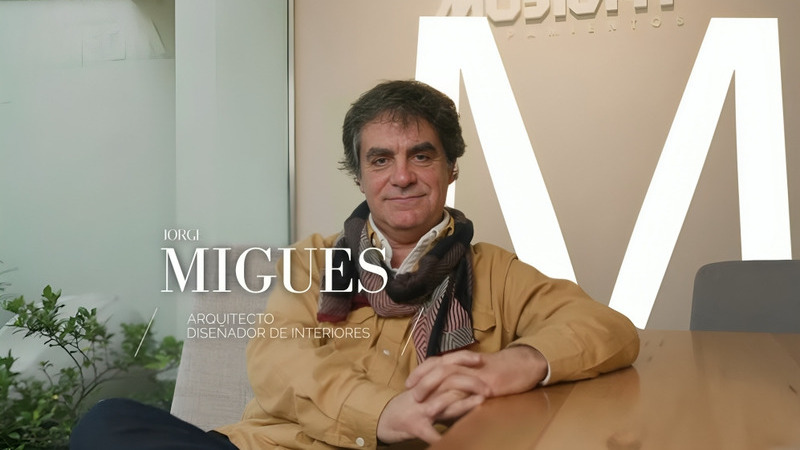 Arquitecto Jorge Migues, diseñador de interiores y docente de la Facultad de Arquitectura de ORT.