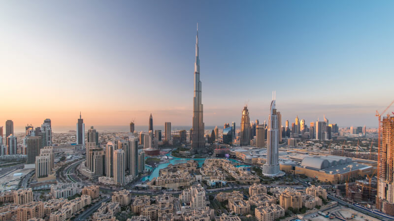 Burj Khalifa, en Dubai, Emiratos Àrabes Unidos.