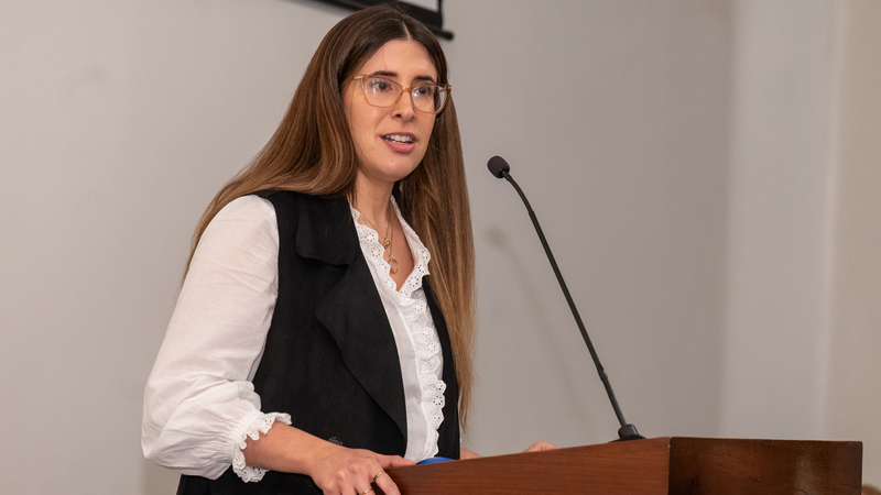 *Arq. Agustina Holly, coordinadora de graduados*