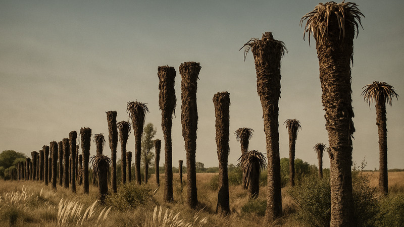 Enfermedad de las palmeras por picudo rojo en Uruguay.