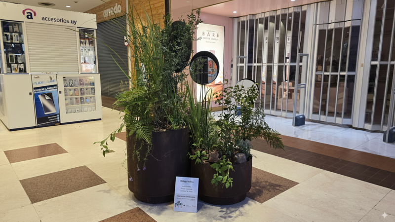 Reflejo nativo, proyecto ganador del concurso Mini Patio en el Shopping 2025.