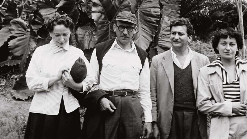 *Sterne, Steinberg, Robert Burle Marx y Lina Bo Bardi en Retiro dos Bandeirantes, R&iacute;o de Janeiro, septiembre de 1952 / Cr&eacute;dito de imagen: Saul Steinberg Foundation / V&iacute;a: Wikimedia Commons*