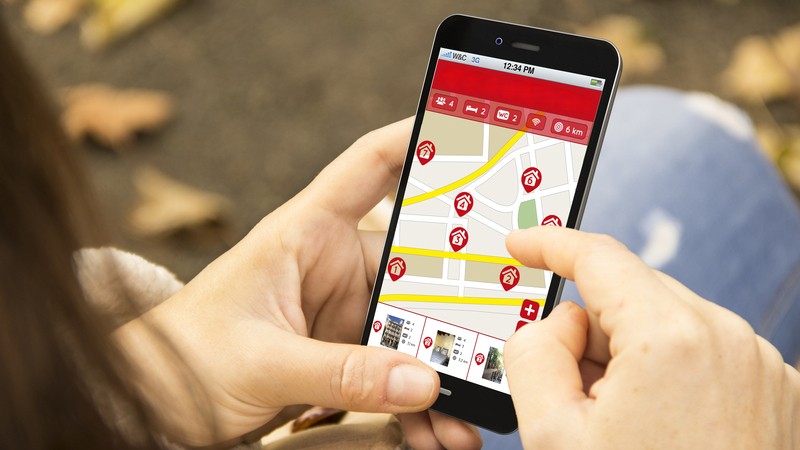 Aplicaci&oacute;n de negocios inmobiliarios para mobiles.