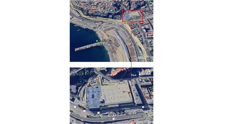 *Sector donde se hubiera emplazado el proyecto Mall Bar&oacute;n, en Valpara&iacute;so / Anales de Investigaci&oacute;n en Arquitectura | Vol. 15 No. 1 enero-junio 2025*