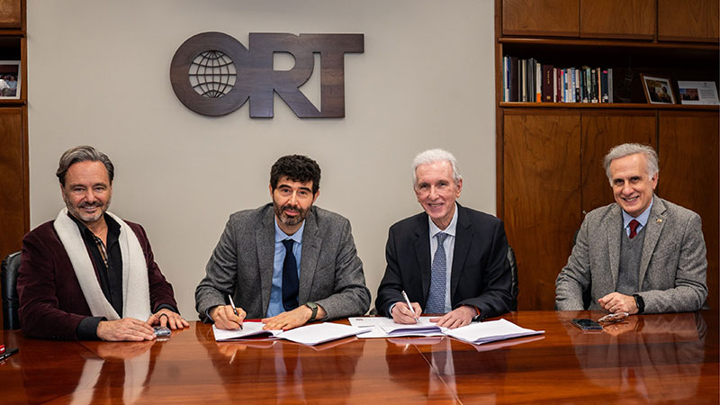 ORT y la Universidad de San Andrés firmaron un acuerdo para potenciar su proyección regional