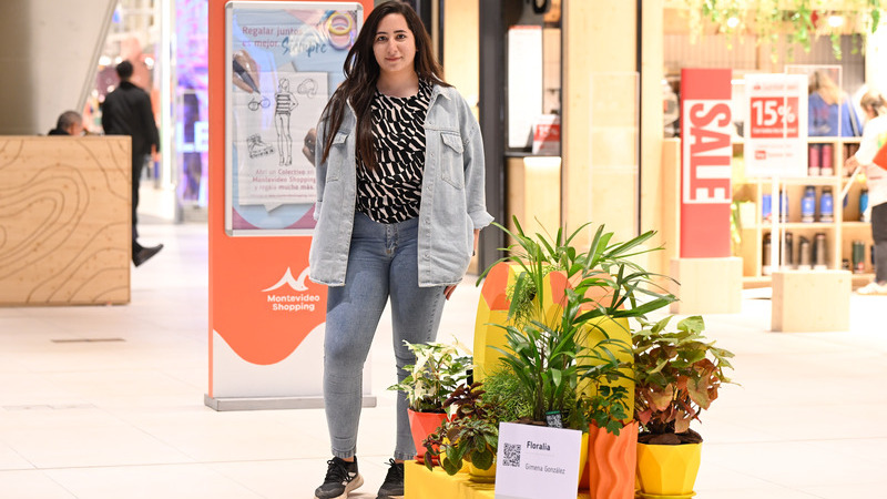 Floralia, de Gimena González, uno de los proyectos ganadores del concurso Mini Patio en el Shopping de 2026