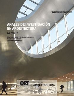 Anales de Investigación en Arquitectura 2017