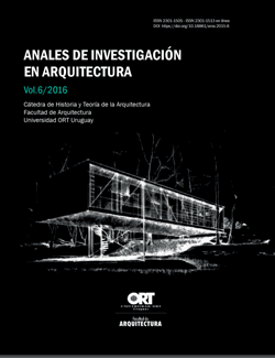 Anales de Investigación en Arquitectura 2016